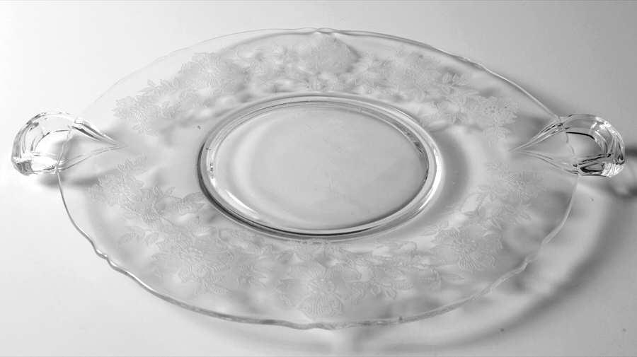 Coronet (Stem 2822) Cake Plate by Tiffin-Franciscan-1