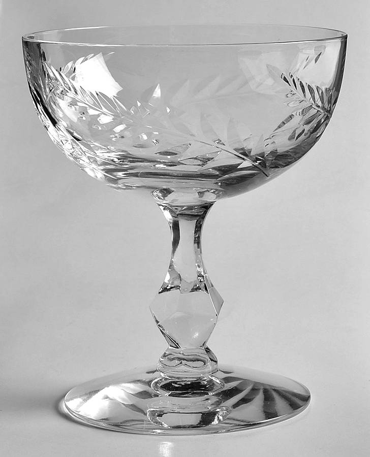 Corsage (Stem 17489) Champagne/Tall Sherbet by Tiffin-Franciscan-1