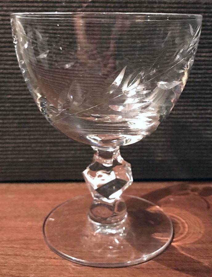 Corsage (Stem 17489) Oyster or Fruit Cocktail by Tiffin-Franciscan-1