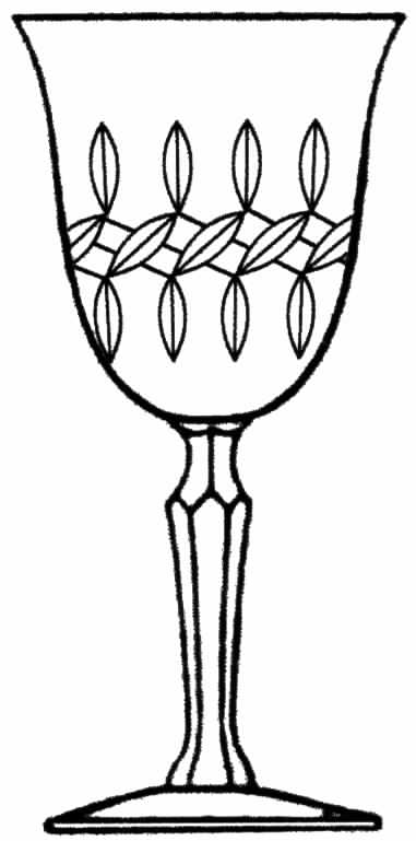 Cotillion Water Goblet by Tiffin-Franciscan-1