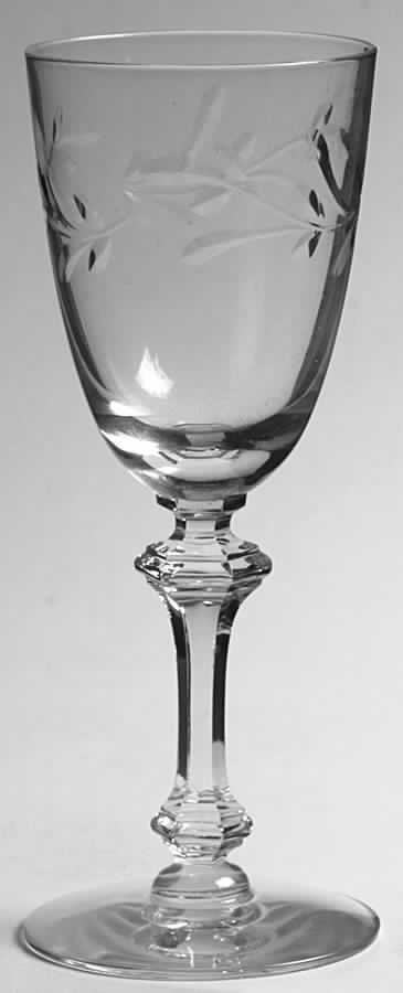 Courtship (Polished, Cut) Wine Glass by Tiffin-Franciscan-1