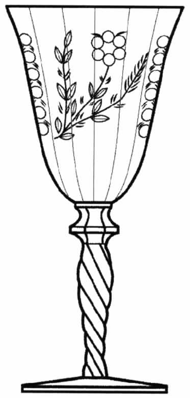 Cut 103 Water Goblet by Tiffin-Franciscan-1