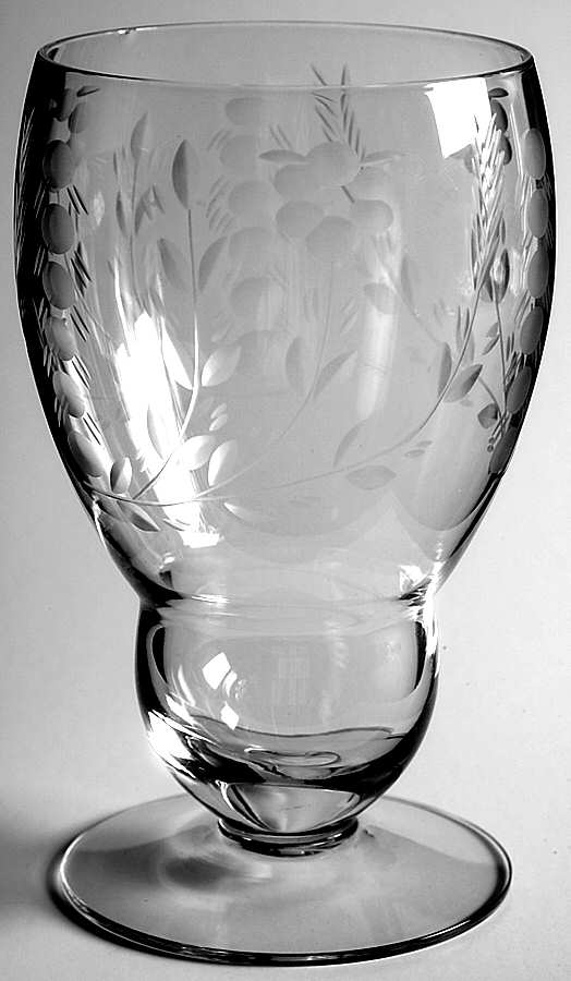 Cut 103 12 Oz Footed Tumbler by Tiffin-Franciscan-1
