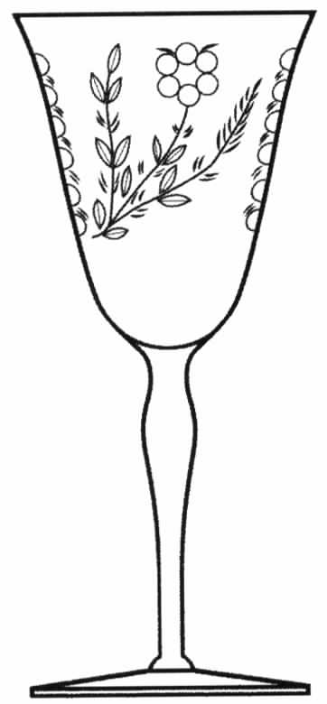Cut 103 Water Goblet by Tiffin-Franciscan-1