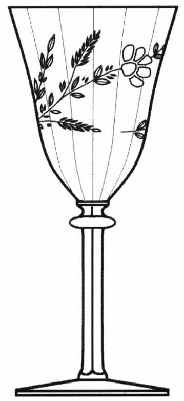 Cut 107 Water Goblet by Tiffin-Franciscan-1