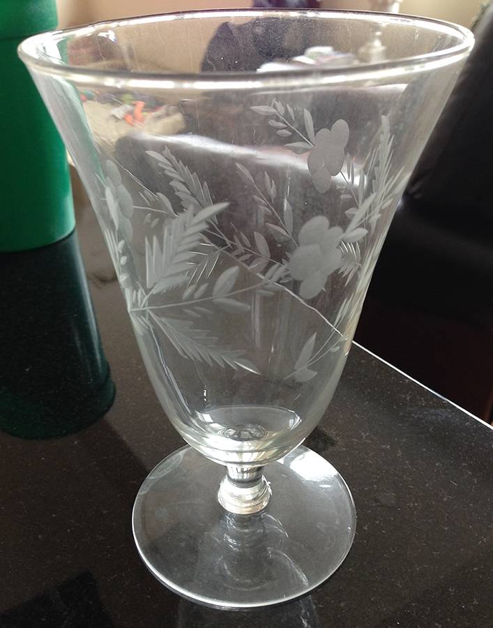 Cut 107 Footed Tumbler by Tiffin-Franciscan-1