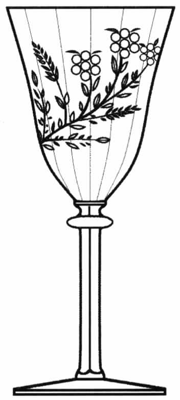 Cut 109 Water Goblet by Tiffin-Franciscan-1