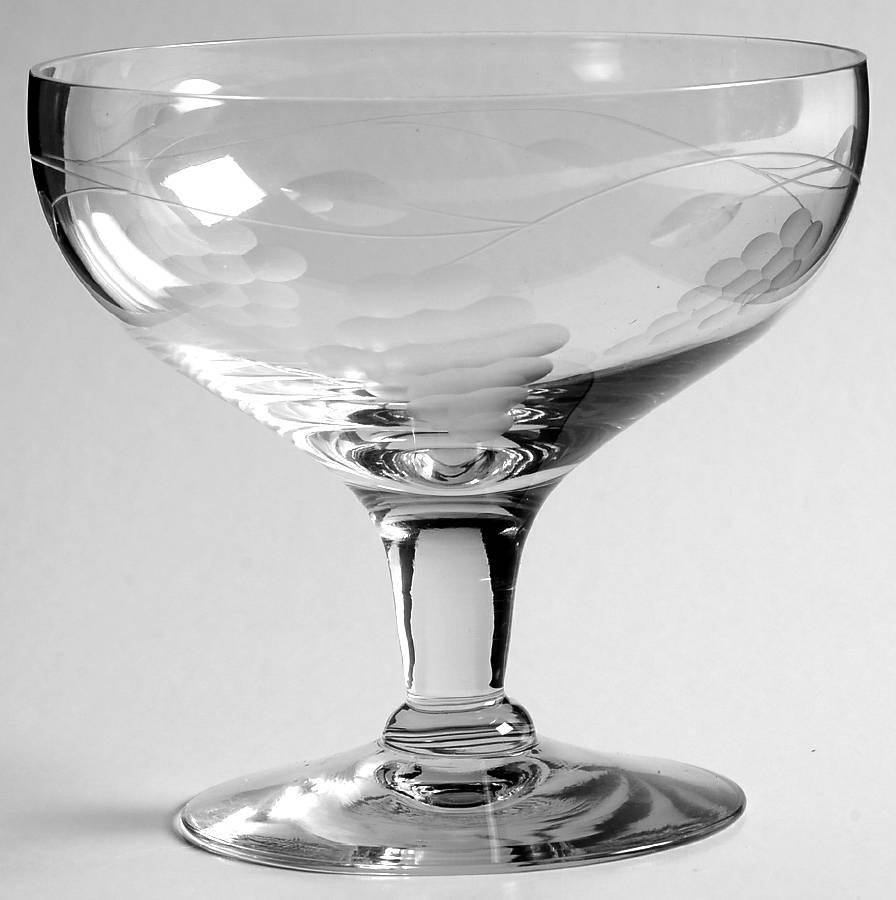Cut 301 1-2 Champagne/Tall Sherbet by Tiffin-Franciscan-1