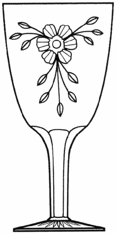 Cut 306 1-2 Water Goblet by Tiffin-Franciscan-1