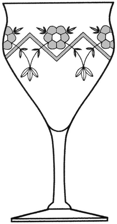 Cut 313 Clear Water Goblet by Tiffin-Franciscan-1