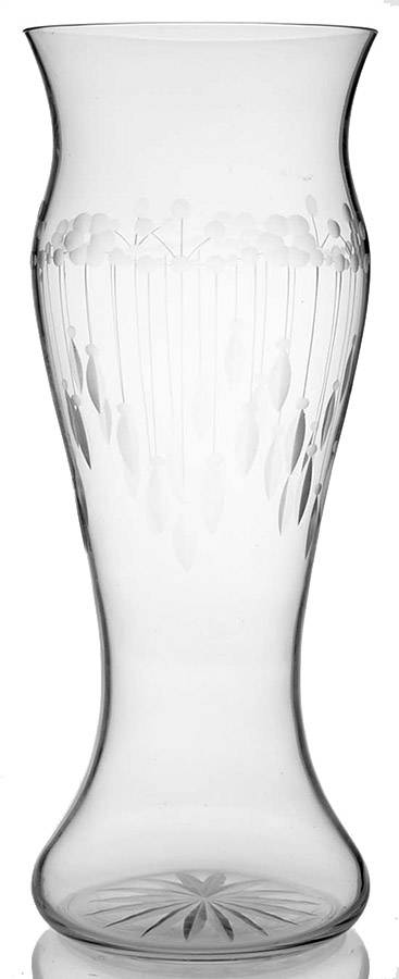 Cut 388 (Stem #14180) 12" Flower Vase by Tiffin-Franciscan-1