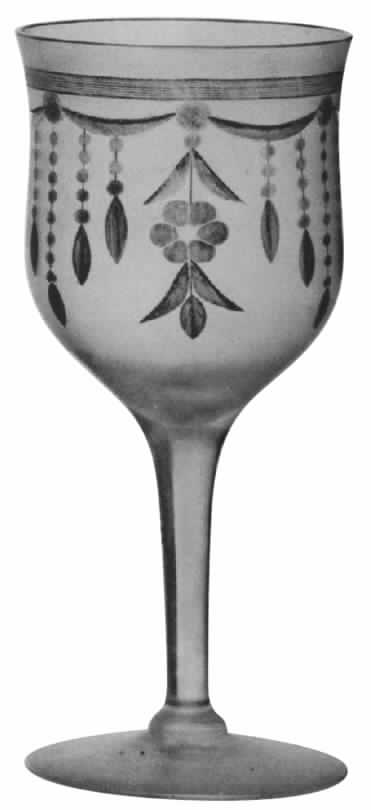 Cut 390 Water Goblet by Tiffin-Franciscan-1