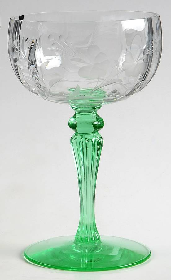 Cut 406 (Stem #15016) Champagne/Tall Sherbet by Tiffin-Franciscan-1