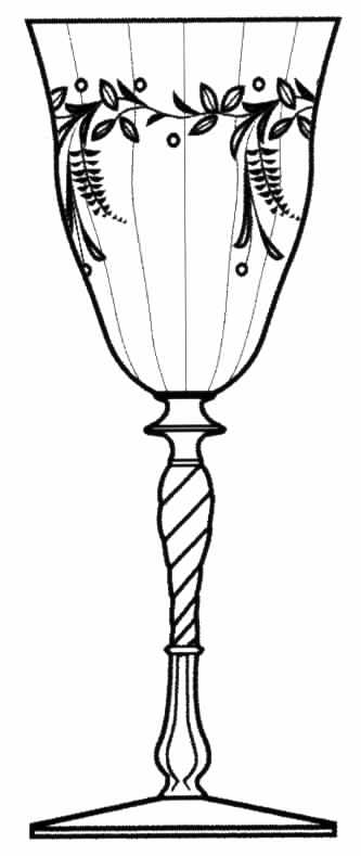 Cut 413 Water Goblet by Tiffin-Franciscan-1