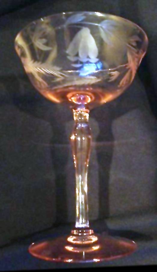 Cut 424 Champagne/Tall Sherbet by Tiffin-Franciscan-1