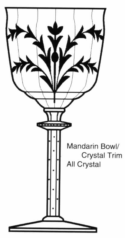 Cut 430 Water Goblet by Tiffin-Franciscan-1