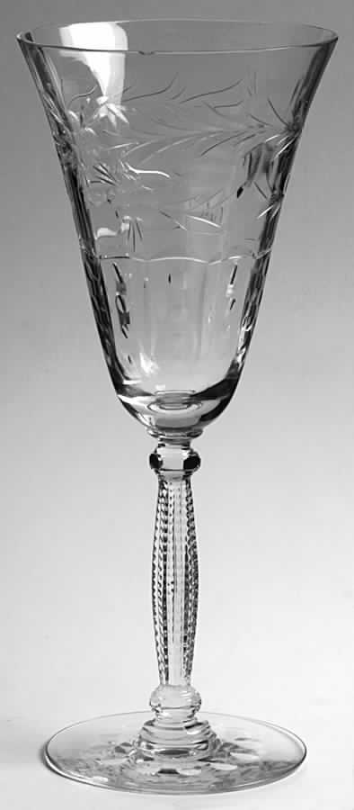 Cut 436 Water Goblet by Tiffin-Franciscan-1