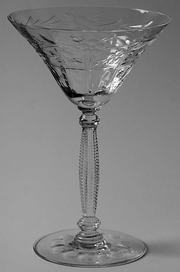 Cut 436 Champagne/Tall Sherbet by Tiffin-Franciscan-1