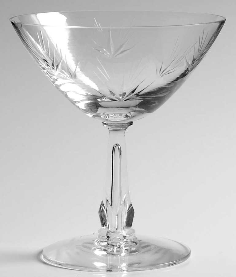 Dawn Clear (Stem 17614) Champagne/Tall Sherbet by Tiffin-Franciscan-1