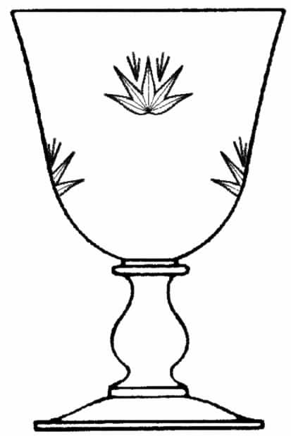 Dawn Clear (Stem 17549) Water Goblet by Tiffin-Franciscan-1