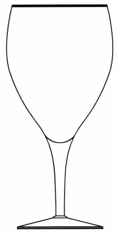 Dawn Clear (Stem 17690, Platinum Trim) Water Goblet by Tiffin-Franciscan-1