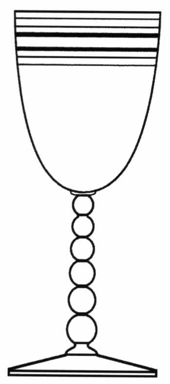 Dawson Water Goblet by Tiffin-Franciscan-1