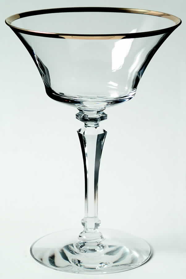 Delphi Champagne/Tall Sherbet by Tiffin-Franciscan-1