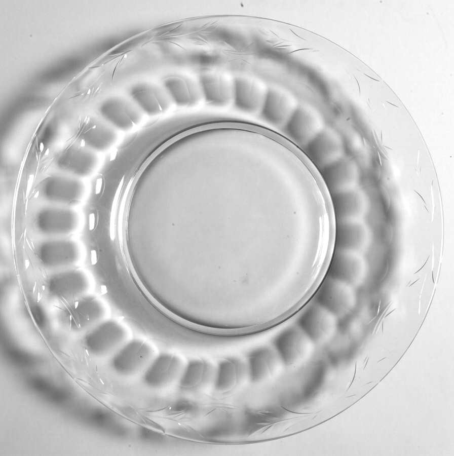Delys (Optic) Luncheon Plate by Tiffin-Franciscan-1