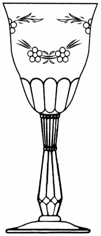 Delys Water Goblet by Tiffin-Franciscan-1