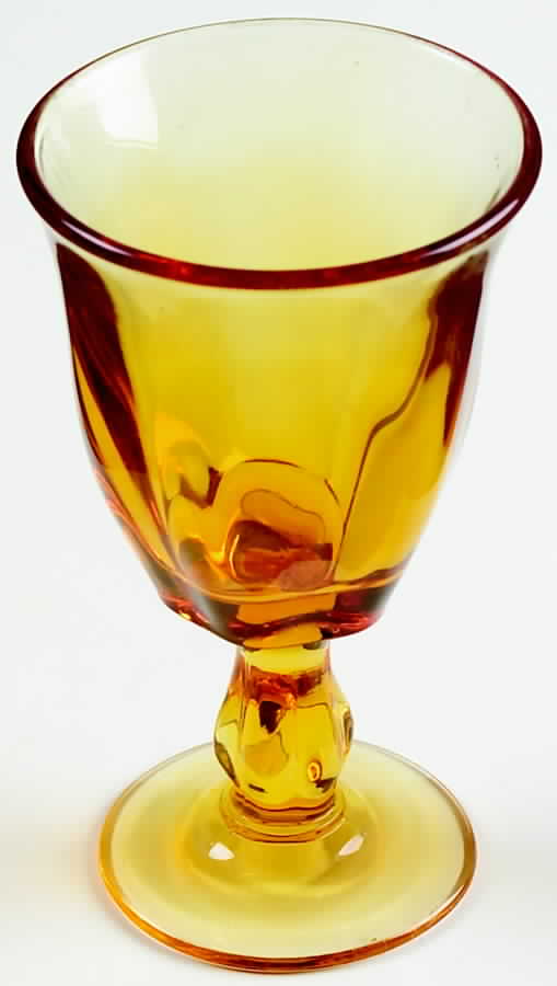 Desert Red (Amber, Heavy Crystal) Wine Glass by Tiffin-Franciscan-1