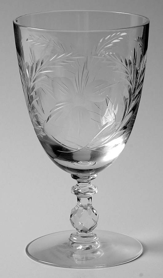 Diane Low Water Goblet by Tiffin-Franciscan-1