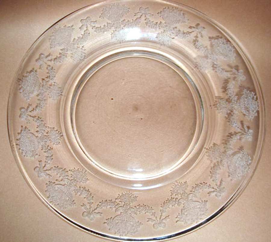 Diana Clear Salad Plate by Tiffin-Franciscan-1