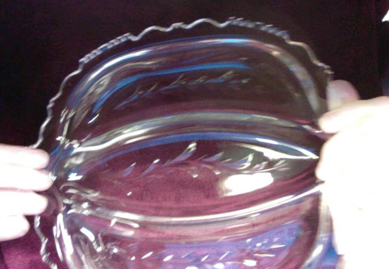 Dolores 12" Oval 3 Part Celery/Relish by Tiffin-Franciscan-1