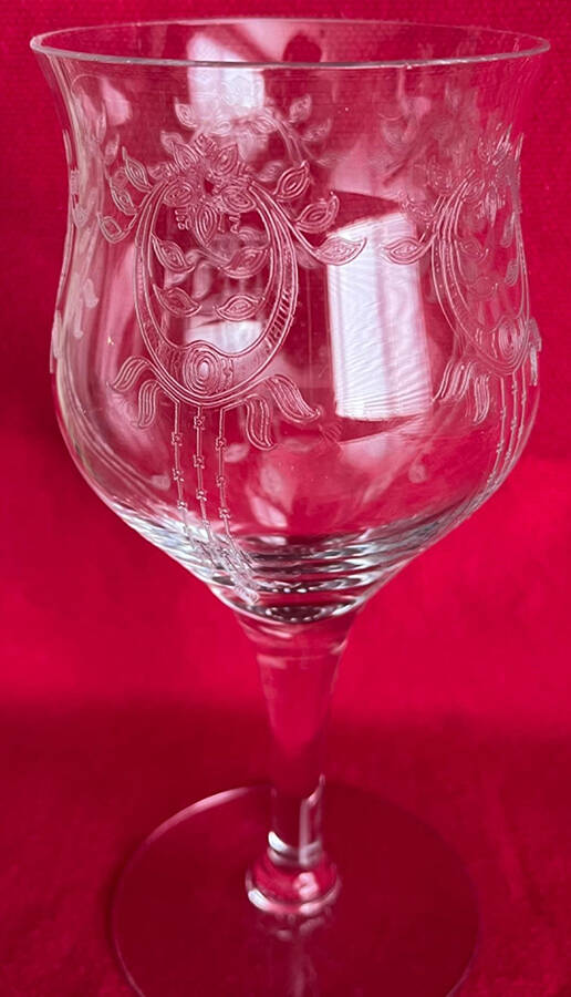 Dolores Water Goblet by Tiffin-Franciscan-1