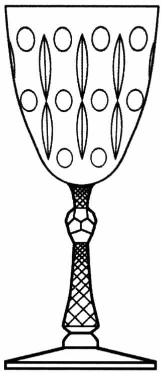 Dulcy Water Goblet by Tiffin-Franciscan-1