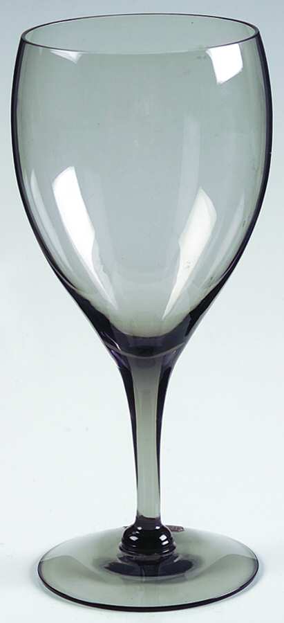Dusk Smoke Water Goblet by Tiffin-Franciscan-1