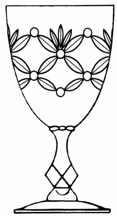 Edinburgh Water Goblet by Tiffin-Franciscan-1