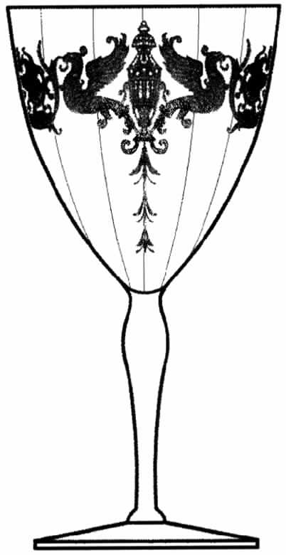 Eldorado Water Goblet by Tiffin-Franciscan-1