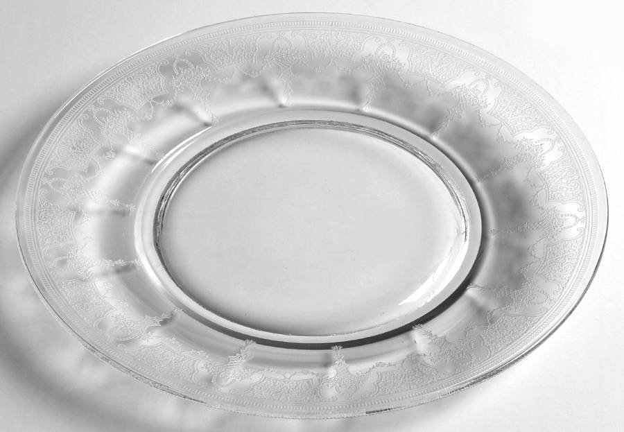 Elinor (Etched) Luncheon Plate by Tiffin-Franciscan-1