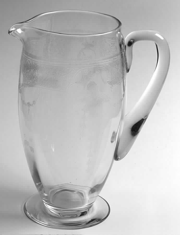 Elinor (Etched) Pitcher by Tiffin-Franciscan-1