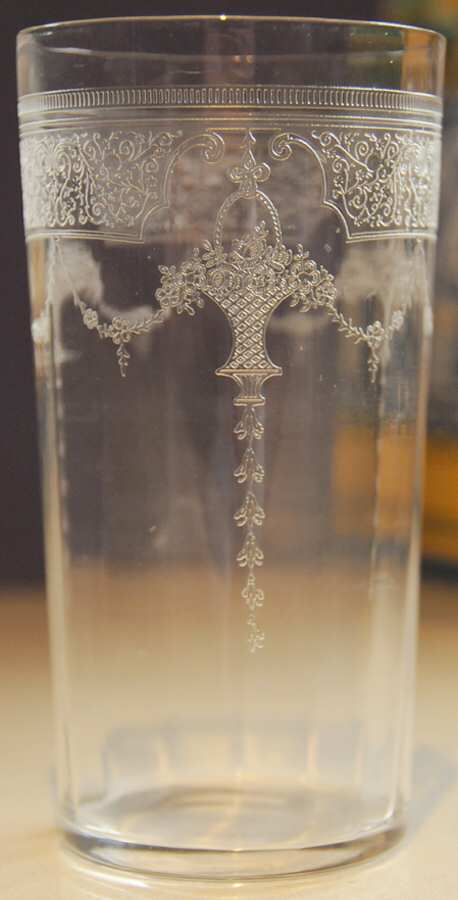 Elinor (Etched) 12 Oz Flat Tumbler by Tiffin-Franciscan-1
