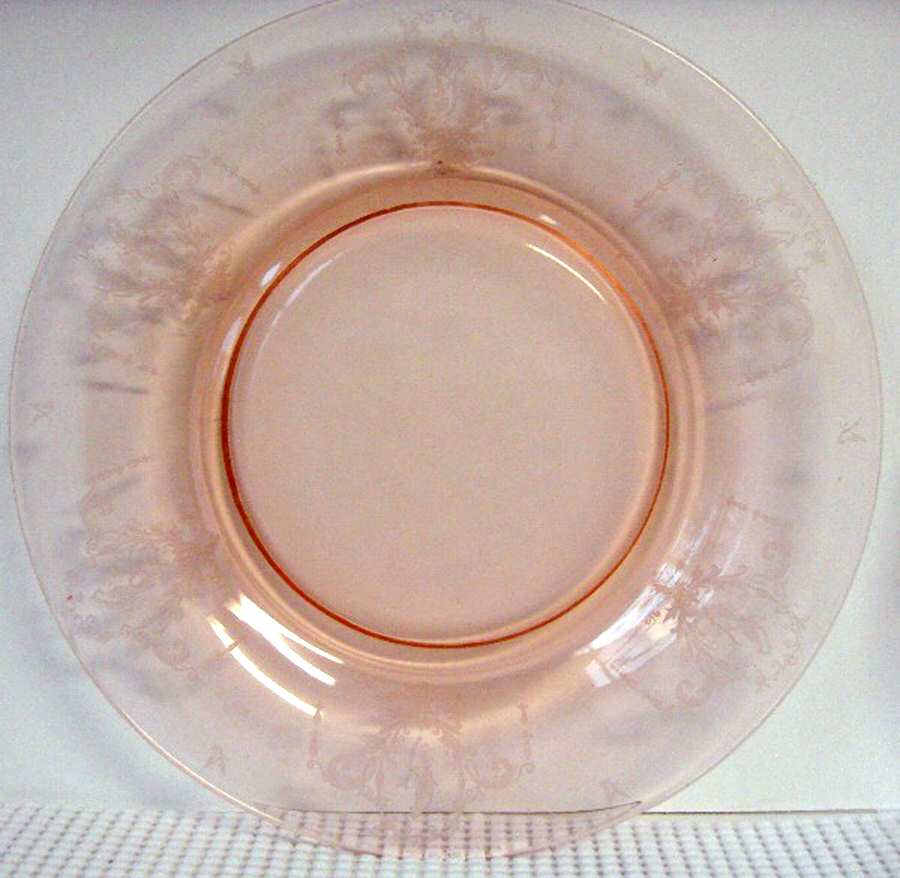 Empire Pink (Stem 15018) Luncheon Plate by Tiffin-Franciscan-1