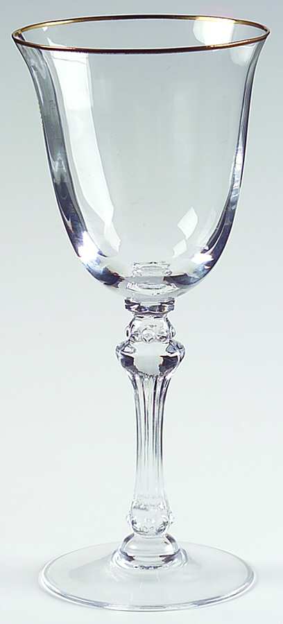 Encanto Gold Water Goblet by Tiffin-Franciscan-1