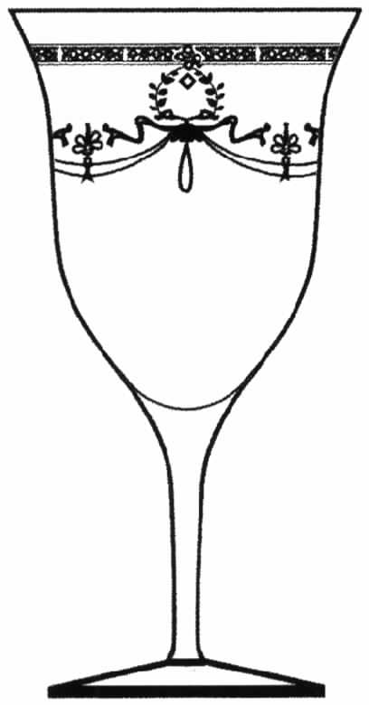 Etch 203 Water Goblet by Tiffin-Franciscan-1