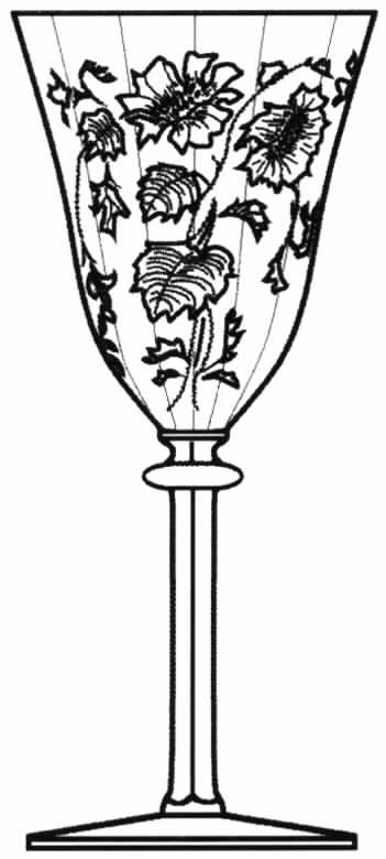 Etch 599 Water Goblet by Tiffin-Franciscan-1