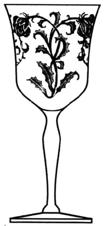 Etch 604 Water Goblet by Tiffin-Franciscan-1