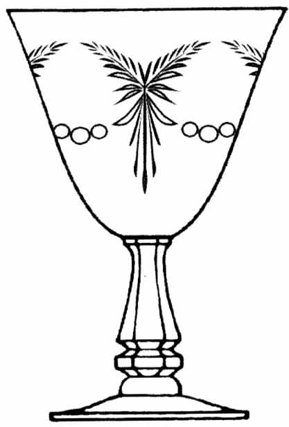 Eugenia Water Goblet by Tiffin-Franciscan-1