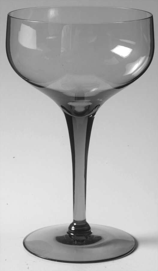 Evening Mist Smoke Champagne/Tall Sherbet by Tiffin-Franciscan-1