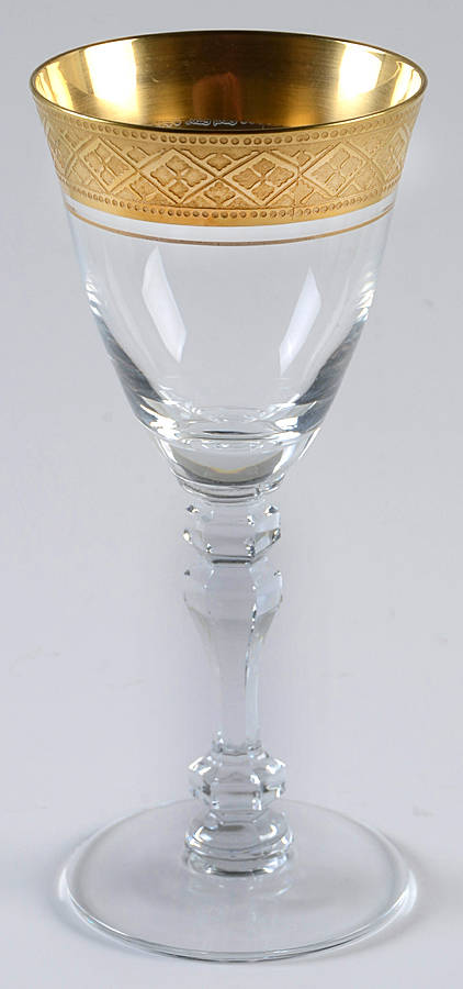 Evening Reflections Gold Wine Glass by Tiffin-Franciscan-1