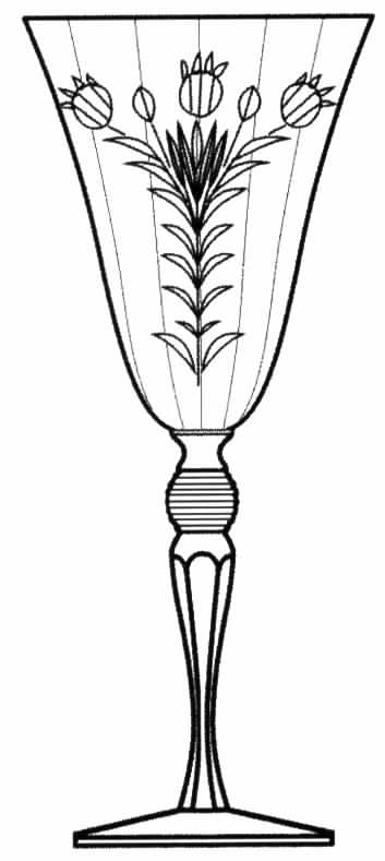 Fallaje Water Goblet by Tiffin-Franciscan-1